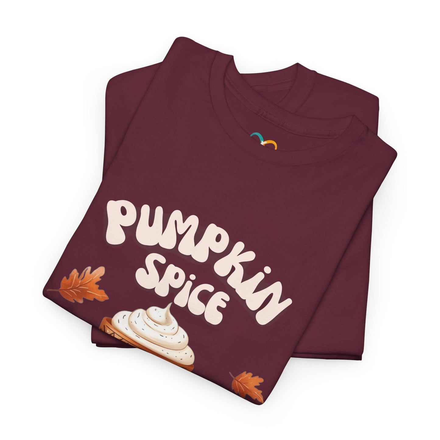 Pumpkin Spice y Todo Nice Unisex Heavy Cotton Tee, Autumn Shirt, Fall Apparel, Holiday Gift, Cozy Layering, Halloween T-Shirt