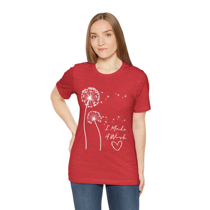 Mom & Me Valentine T-Shirt — Matching “I Made a Wish, I Came True” Dandelion Tee