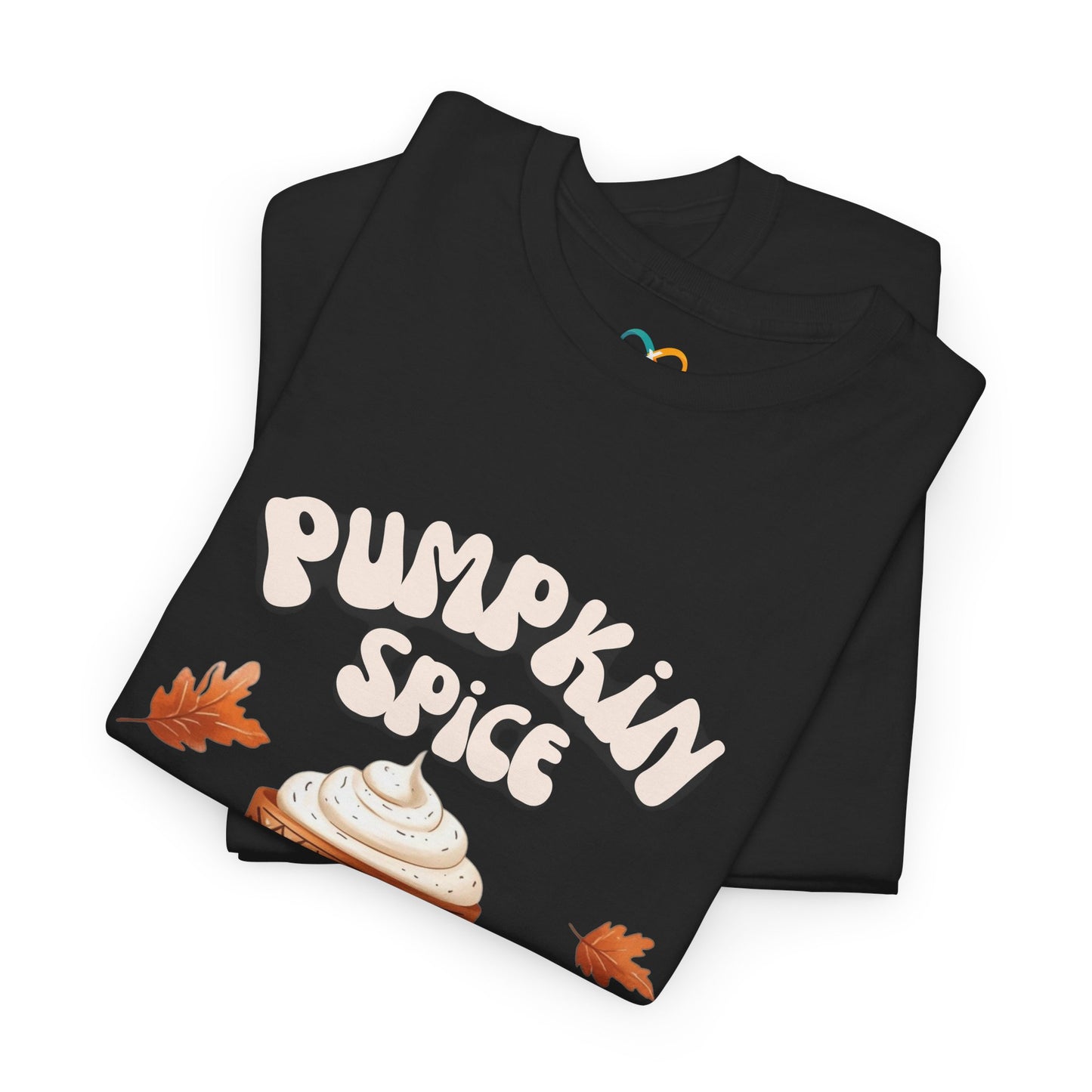 Pumpkin Spice y Todo Nice Unisex Heavy Cotton Tee, Autumn Shirt, Fall Apparel, Holiday Gift, Cozy Layering, Halloween T-Shirt