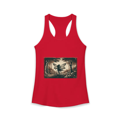 Enchanted Fairy Silhouette Women's Ideal Racerback Tank