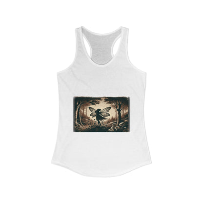 Enchanted Fairy Silhouette Women's Ideal Racerback Tank