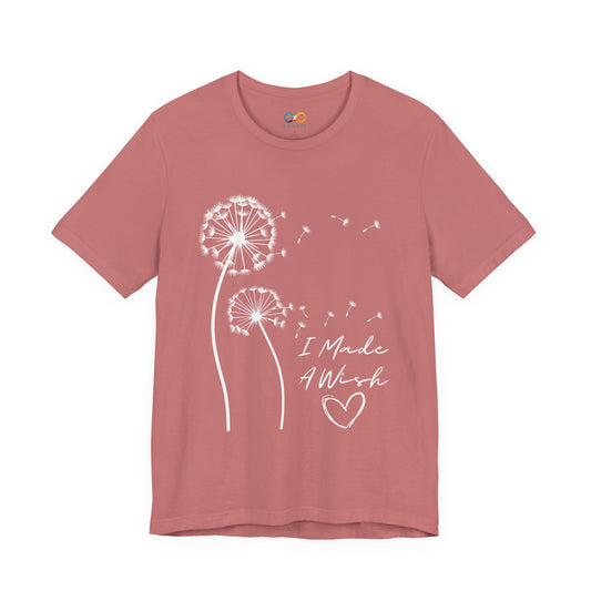 Mom & Me Valentine T-Shirt — Matching “I Made a Wish, I Came True” Dandelion Tee