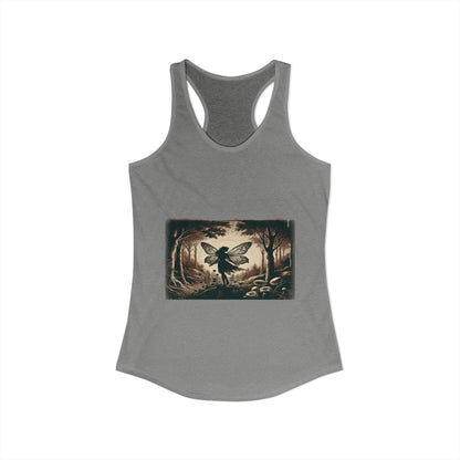 Enchanted Fairy Silhouette Women's Ideal Racerback Tank