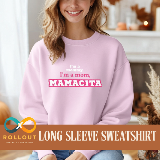 Mamacita Unisex Sweatshirt - Ideal Gift for Moms, Baby Showers, and Mother's Day