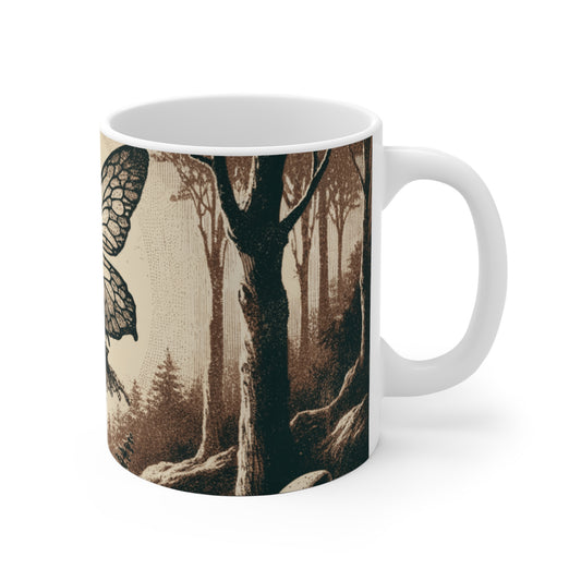 Enchanted Fairy Silhouette Ceramic Mug (EU) — Unique Design Print