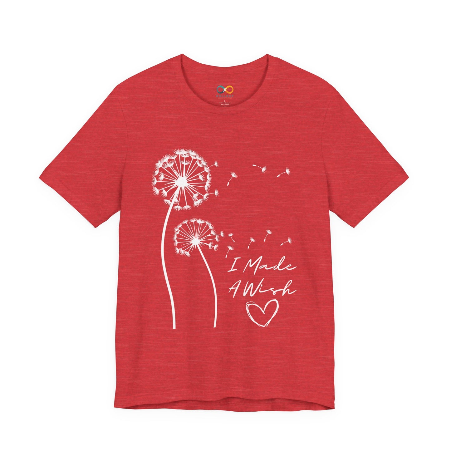 Mom & Me Valentine T-Shirt — Matching “I Made a Wish, I Came True” Dandelion Tee
