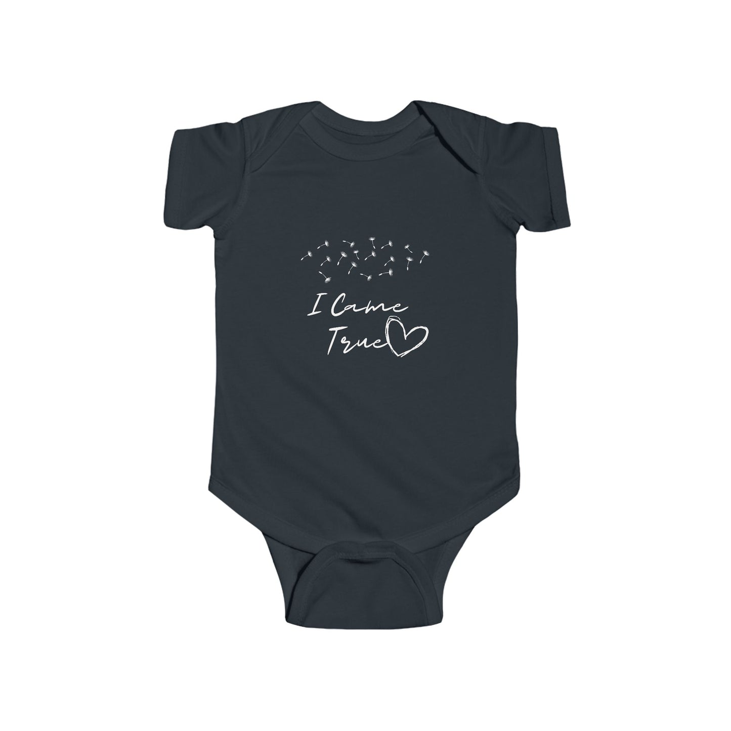 Infant Bodysuit "I Came True" Dandelion Onesie