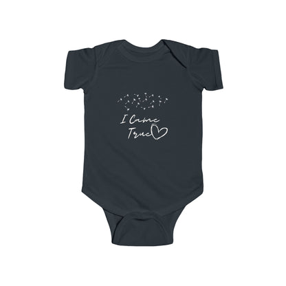 Infant Bodysuit "I Came True" Dandelion Onesie