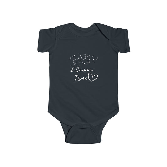 Infant Bodysuit "I Came True" Dandelion Onesie
