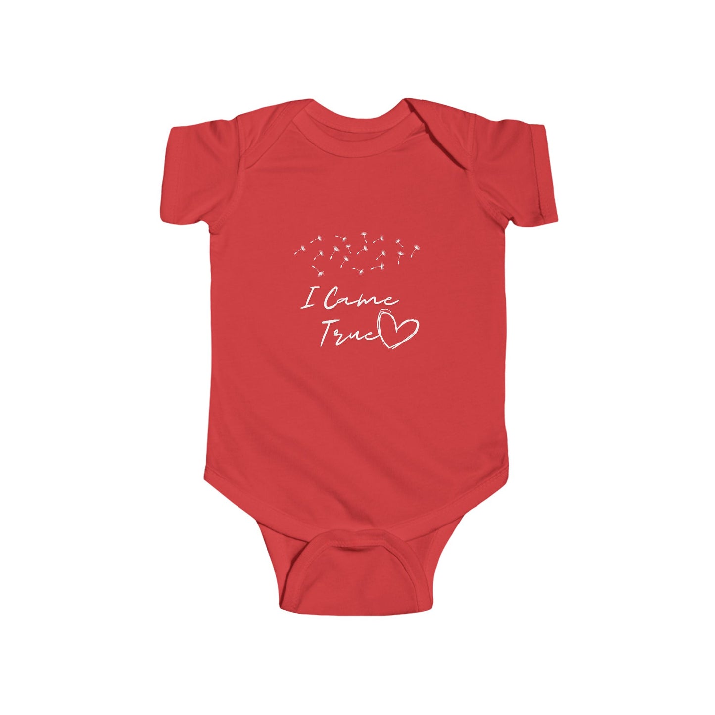 Infant Bodysuit "I Came True" Dandelion Onesie
