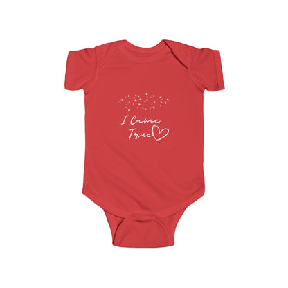 Infant Bodysuit "I Came True" Dandelion Onesie