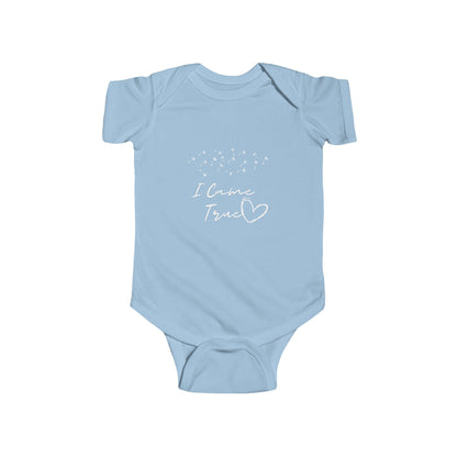 Infant Bodysuit "I Came True" Dandelion Onesie