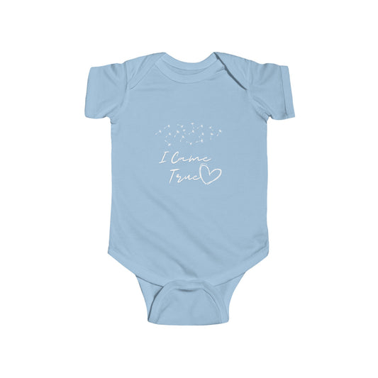 Infant Bodysuit "I Came True" Dandelion Onesie