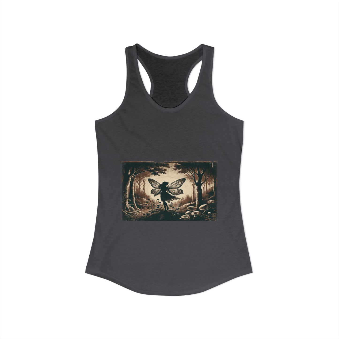 Enchanted Fairy Silhouette Women's Ideal Racerback Tank