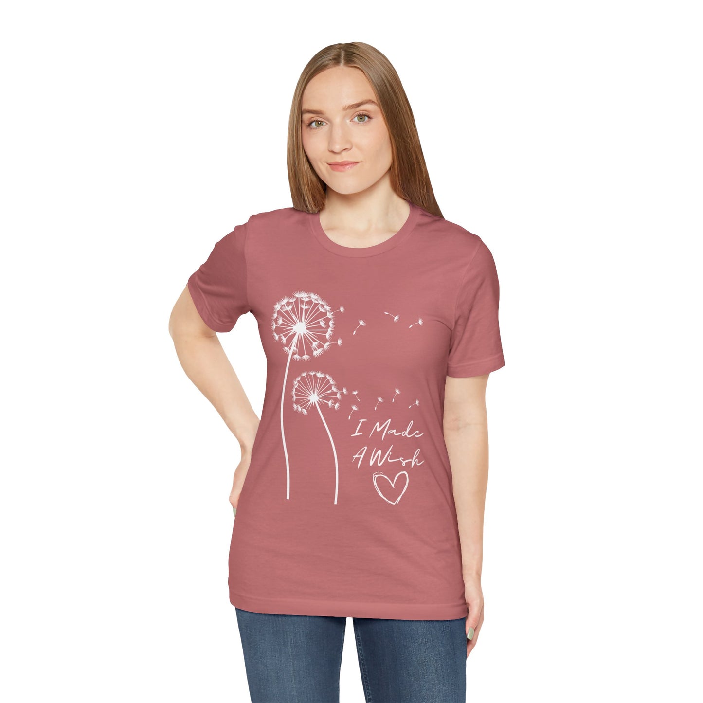 Mom & Me Valentine T-Shirt — Matching “I Made a Wish, I Came True” Dandelion Tee