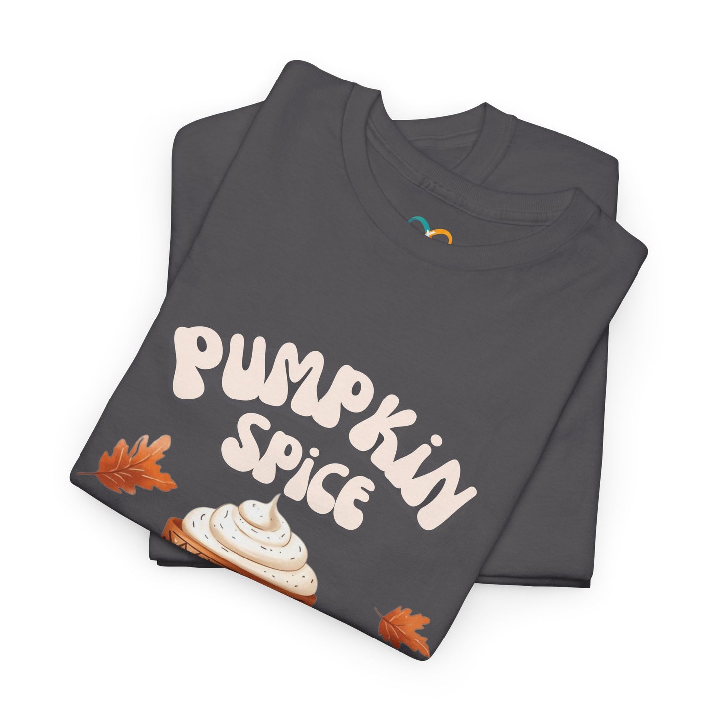 Pumpkin Spice y Todo Nice Unisex Heavy Cotton Tee, Autumn Shirt, Fall Apparel, Holiday Gift, Cozy Layering, Halloween T-Shirt