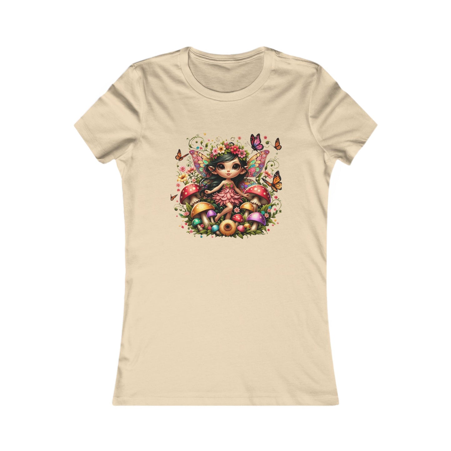 Whimsical Fairy Garden Tee for Nature Lovers - Bella+Canvas 6004