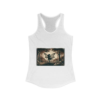 Enchanted Fairy Silhouette Women's Ideal Racerback Tank